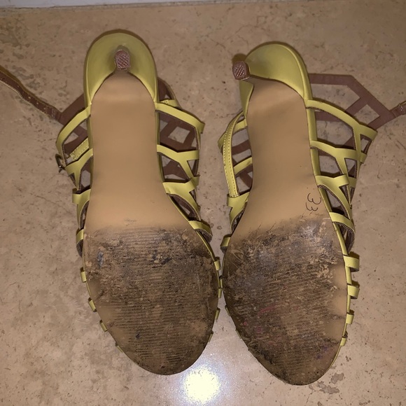 Yellow Steve Madden Heels - Picture 7 of 8